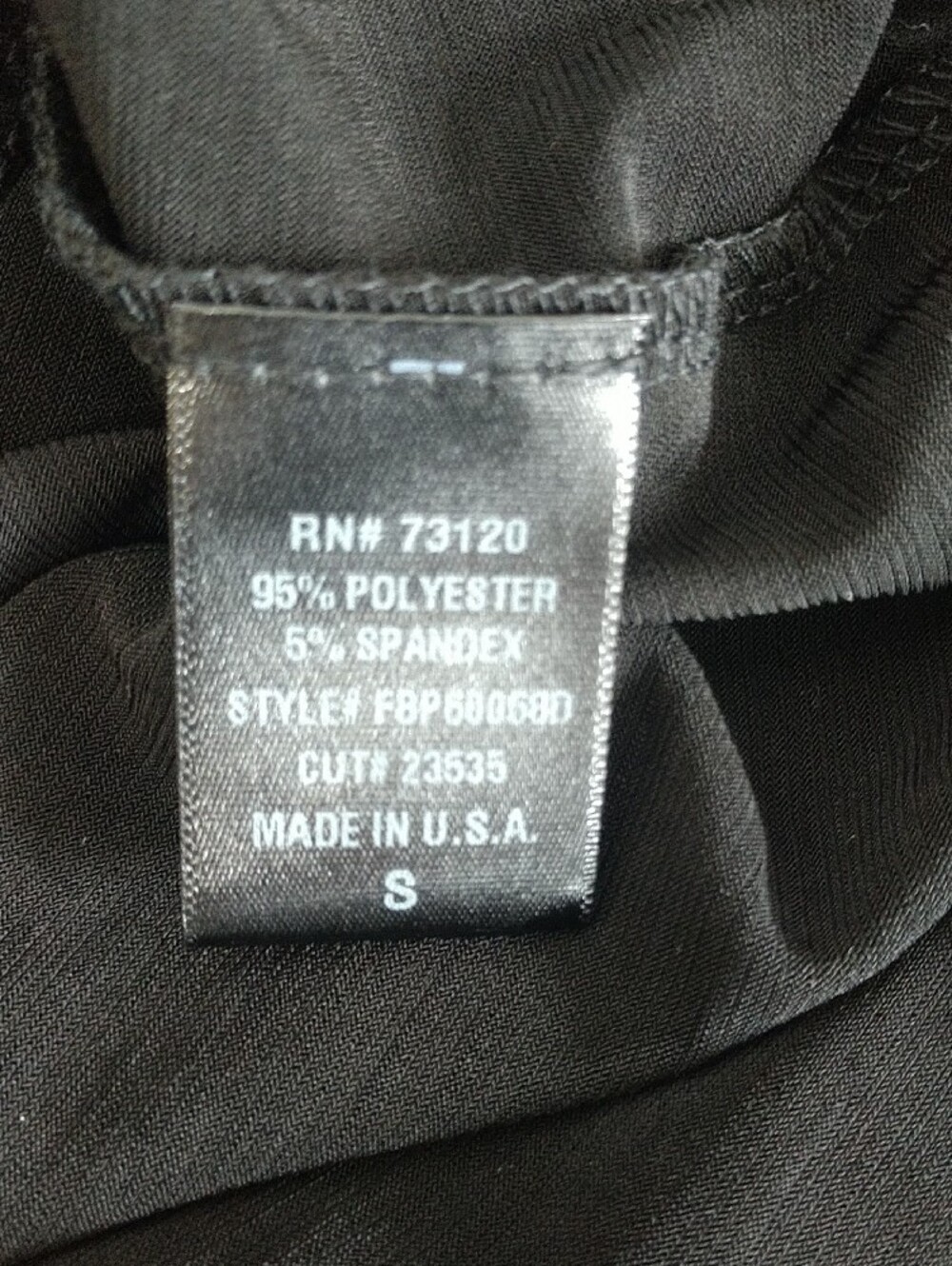 Frederick's of Hollywood Black Twist Keyhole Short Sleeve Top - Picture 4 of 5